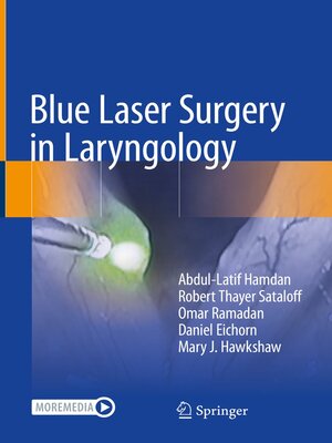 cover image of Blue Laser Surgery in Laryngology